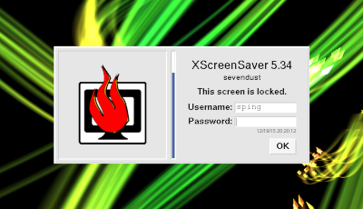 xscreensaver suspend lock